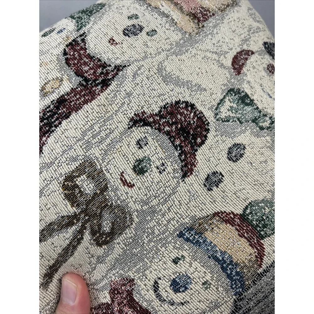 Fashion Throw Pillow  Christmas Holiday Snowman Winter Decor